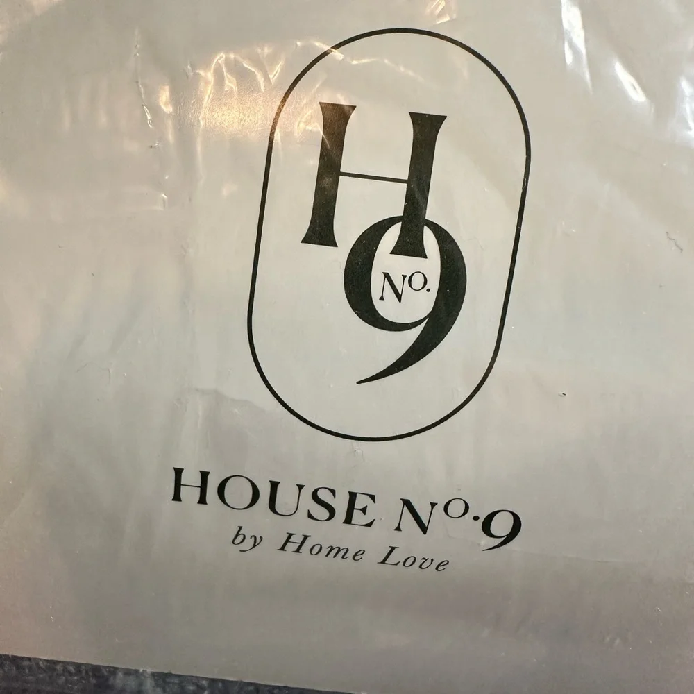 House No.9 gray jacquard chenille throw with fringe 50 X 70 inch
